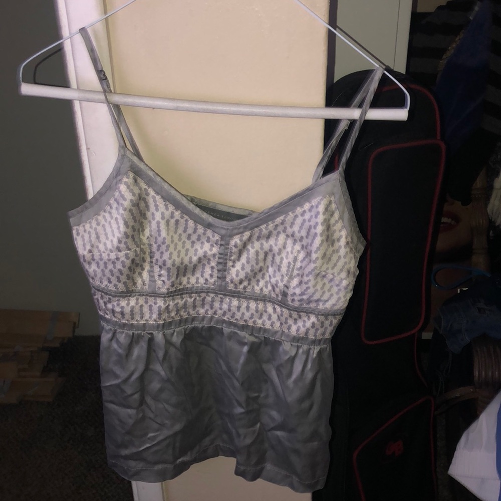 Cute 100% silk tank top